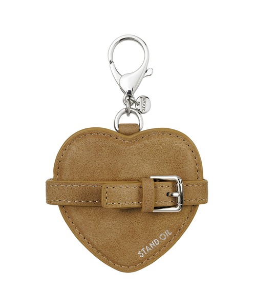 STANDOIL（スタンドオイル）の「STAND OIL/スタンドオイル Belted Mirror Keyring キーリング（キーケース/キーアクセサリー・レディース・ブラック/ライトブルー/キャメル・ONE SIZE）」の3枚目の写真