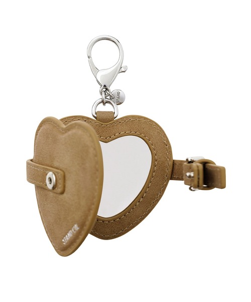STANDOIL（スタンドオイル）の「STAND OIL/スタンドオイル Belted Mirror Keyring キーリング（キーケース/キーアクセサリー・レディース・ブラック/ライトブルー/キャメル・ONE SIZE）」の10枚目の写真