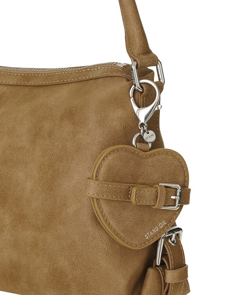 STANDOIL（スタンドオイル）の「STAND OIL/スタンドオイル Belted Mirror Keyring キーリング（キーケース/キーアクセサリー・レディース・ブラック/ライトブルー/キャメル・ONE SIZE）」の12枚目の写真