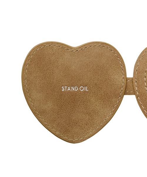 STANDOIL（スタンドオイル）の「STAND OIL/スタンドオイル Belted Mirror Keyring キーリング（キーケース/キーアクセサリー・レディース・ブラック/ライトブルー/キャメル・ONE SIZE）」の8枚目の写真