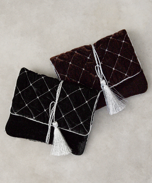 IENA(イエナ)の「GIGI/ジジ Jewelry pouch ポーチ(ポーチ・レディース・ブラウン/ブラック・FREE)」の12枚目の写真
