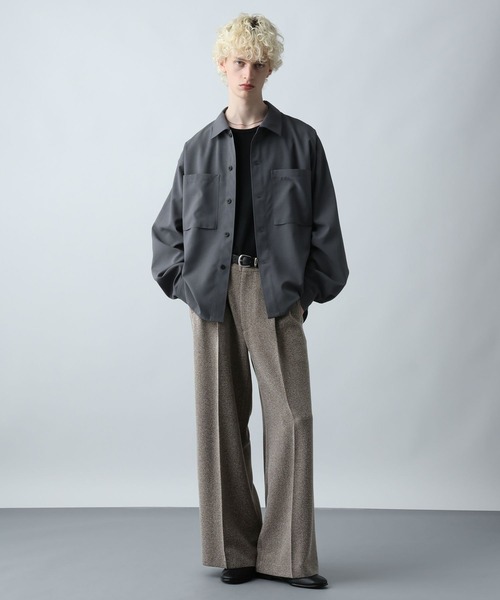 HARE（ハレ）の「サマーツイードワイドパンツ(HARE)（スラックス・メンズ・ブラウン系その他/ブラック系その他・MEDIUM/SMALL）」の11枚目の写真