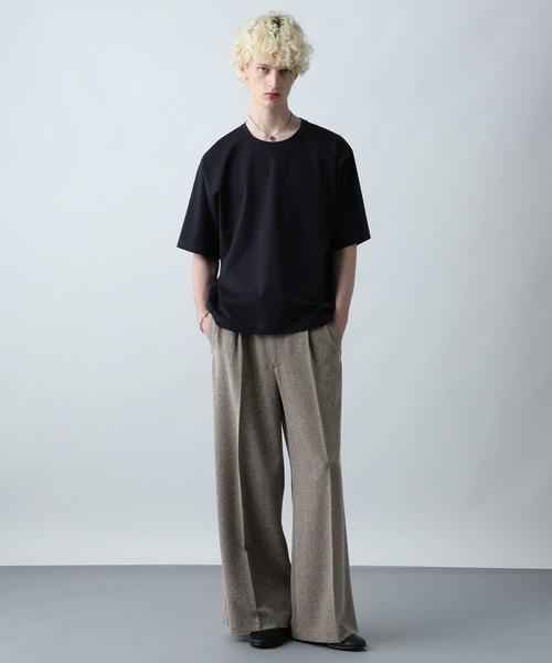 HARE（ハレ）の「サマーツイードワイドパンツ(HARE)（スラックス・メンズ・ブラウン系その他/ブラック系その他・MEDIUM/SMALL）」の12枚目の写真