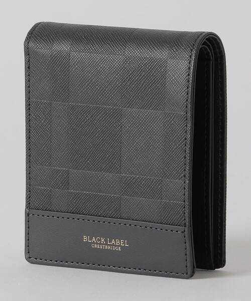 BLACK LABEL CRESTBRIDGE 長財布 エンボスチェックロングウォレット（ウォレット/ケース）｜BLACK