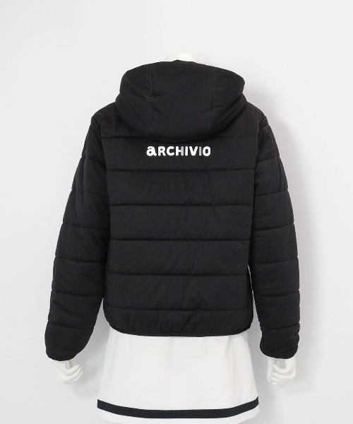 archivio(アルチビオ)の「防風保温中綿ジップブルゾン(ブルゾン・レディース・ホワイト/ベージュ/ブラック・L/M/S)」の4枚目の写真