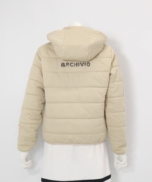 archivio(アルチビオ)の「防風保温中綿ジップブルゾン(ブルゾン・レディース・ホワイト/ベージュ/ブラック・L/M/S)」の7枚目の写真