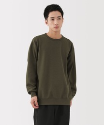 紳士　ＵＶカット乾きやすいワッフルクルーネック長袖Ｔシャツ