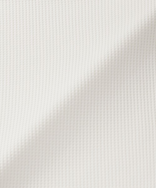 無印良品（ムジルシリョウヒン）の「紳士　ＵＶカット乾きやすいワッフルクルーネック長袖Ｔシャツ（Tシャツ/カットソー・メンズ・ブラック/オフホワイト/ダークネイビー/ライトグレー系/カーキ系/ブルー系・S/M/L/XL/XXL/XS）」の15枚目の写真