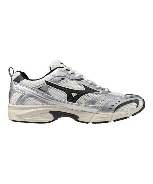 MIZUNO(ミズノ )の「MIZUNO/ミズノ メンズ レディース シルバー 韓国 MXR D1GA245101(スニーカー・メンズ・ホワイト×シルバー・28.0cm/27.5cm/27.0cm/26.5cm/26.0cm/25.0cm/24.5cm/24.0cm/23.5cm/23.0cm)」の4枚目の写真