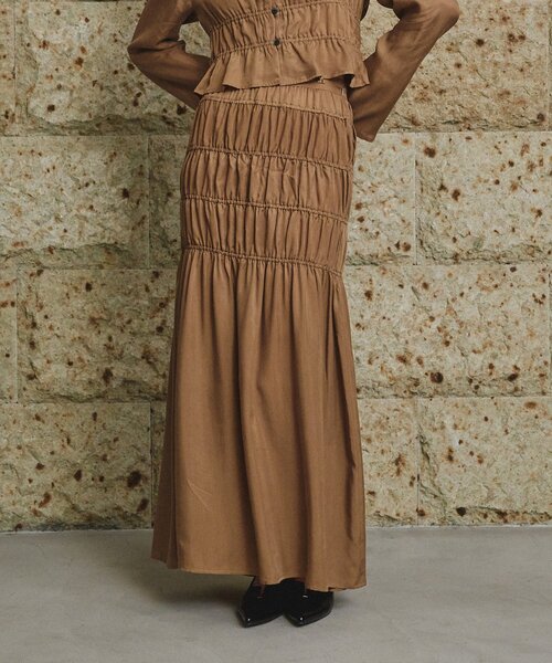 【セットアップ対応】〈C.L〉WASHキュプラスカート