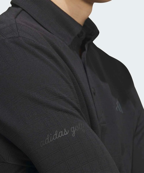 adidas ストライプ 長袖ポロシャツ XL ゴルフ 着用私服で短時間1回