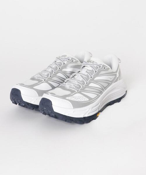 HOKA(ホカ)の「HOKA ONE ONE MAFATE SPEED 2(スニーカー・レディース・アイボリー/グレー/ホワイト系その他・24/23)」の4枚目の写真
