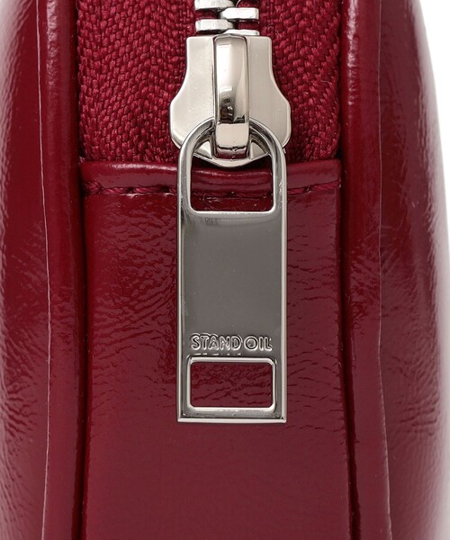 STANDOIL（スタンドオイル）の「STAND OIL: ハート ポッド キーリング（財布・レディース・ブラック/ワインレッド・ONE SIZE）」の5枚目の写真