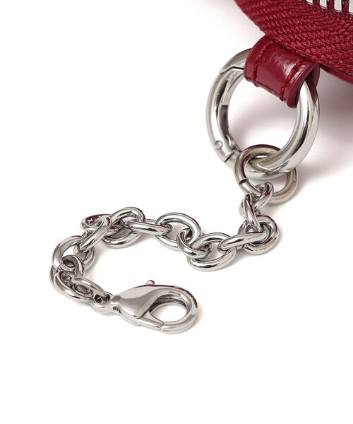 STANDOIL（スタンドオイル）の「STAND OIL: ハート ポッド キーリング（財布・レディース・ブラック/ワインレッド・ONE SIZE）」の6枚目の写真