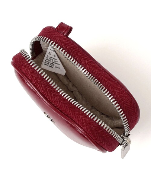 STANDOIL（スタンドオイル）の「STAND OIL: ハート ポッド キーリング（財布・レディース・ブラック/ワインレッド・ONE SIZE）」の7枚目の写真