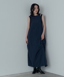 GALLEST | イレギュラータックナイロンワンピース(ワンピース)