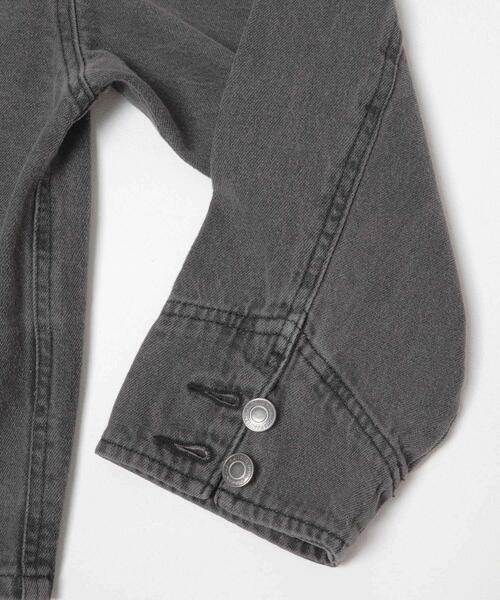 ITEMS URBANRESEARCH（アイテムズ アーバンリサーチ）の「デニムノーカラージャケット（デニムジャケット・レディース・ブラック/グレー/インディゴブルー・FREE）」の10枚目の写真