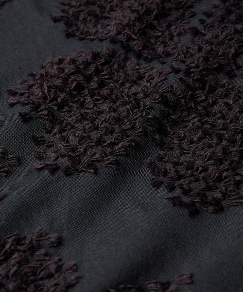 gomme（ゴム）の「4リーフクローバーJQ　バルーンブラウス（シャツ/ブラウス・レディース・ブラック/グレー・MEDIUM）」の7枚目の写真