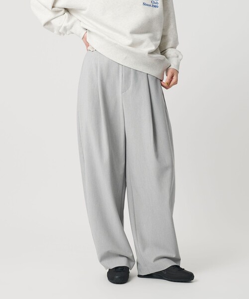 BEAUTY&YOUTH UNITED ARROWS(ビューティーアンドユースユナイテッドアローズ)の「ポリエステルブレンド カーブパンツ(その他パンツ・レディース・ブラック/その他1/ベージュ/ライトグレー/その他2・M/S/XS)」の3枚目の写真