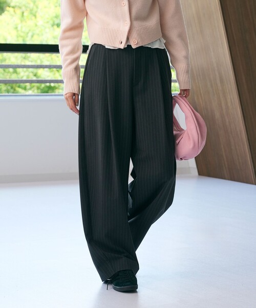 BEAUTY&YOUTH UNITED ARROWS(ビューティーアンドユースユナイテッドアローズ)の「ポリエステルブレンド カーブパンツ(その他パンツ・レディース・ブラック/その他1/ベージュ/ライトグレー/その他2・M/S/XS)」の10枚目の写真