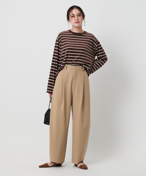 ポリエステルブレンド カーブパンツ（その他パンツ）｜BEAUTY&YOUTH