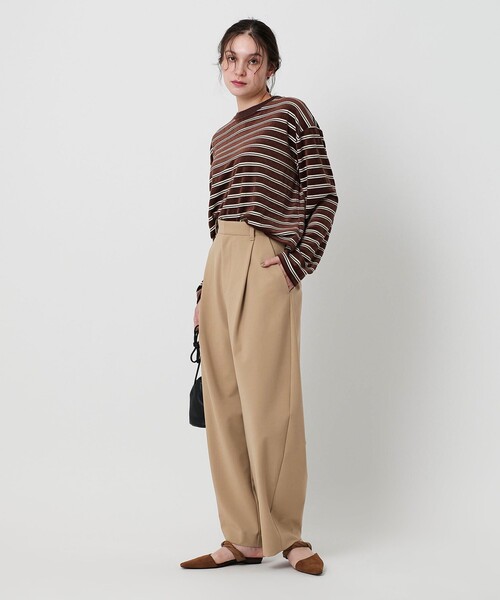 BEAUTY&YOUTH UNITED ARROWS(ビューティーアンドユースユナイテッドアローズ)の「ポリエステルブレンド カーブパンツ(その他パンツ・レディース・ブラック/その他1/ベージュ/ライトグレー/その他2・M/S/XS)」の19枚目の写真