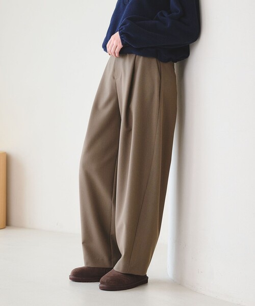BEAUTY&YOUTH UNITED ARROWS(ビューティーアンドユースユナイテッドアローズ)の「ポリエステルブレンド カーブパンツ(その他パンツ・レディース・ブラック/その他1/ベージュ/ライトグレー/その他2/モカ・M/S/XS)」の21枚目の写真