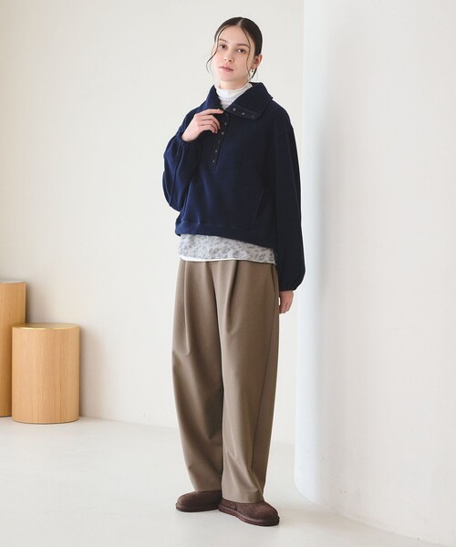 BEAUTY&YOUTH UNITED ARROWS(ビューティーアンドユースユナイテッドアローズ)の「ポリエステルブレンド カーブパンツ(その他パンツ・レディース・ブラック/その他1/ベージュ/ライトグレー/その他2/モカ・M/S/XS)」の22枚目の写真