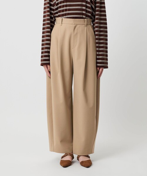 ポリエステルブレンド カーブパンツ（その他パンツ）｜BEAUTY&YOUTH