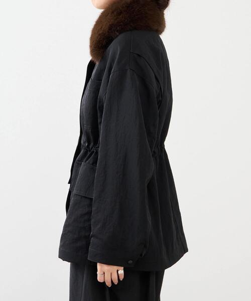 martinique(マルティニーク)の「ハンティングブルゾン(ブルゾン・レディース・ブラック/ダークブラウン・FREE)」の16枚目の写真