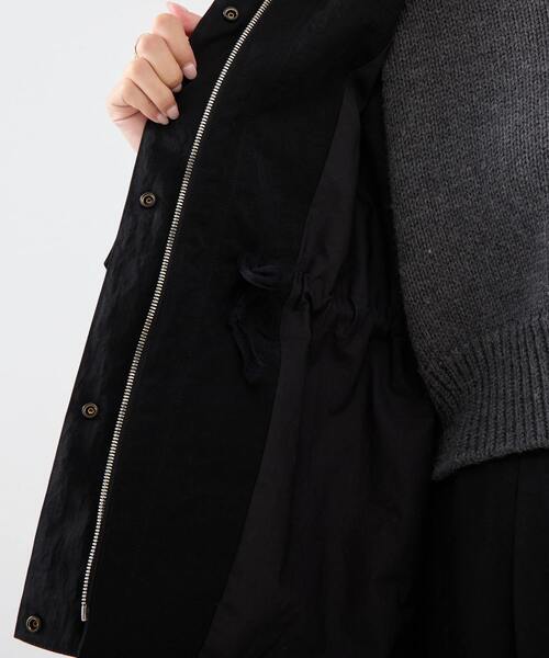 martinique(マルティニーク)の「ハンティングブルゾン(ブルゾン・レディース・ブラック/ダークブラウン・FREE)」の20枚目の写真