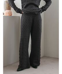 Ungrid | 透かし編みニットパンツ(その他パンツ)