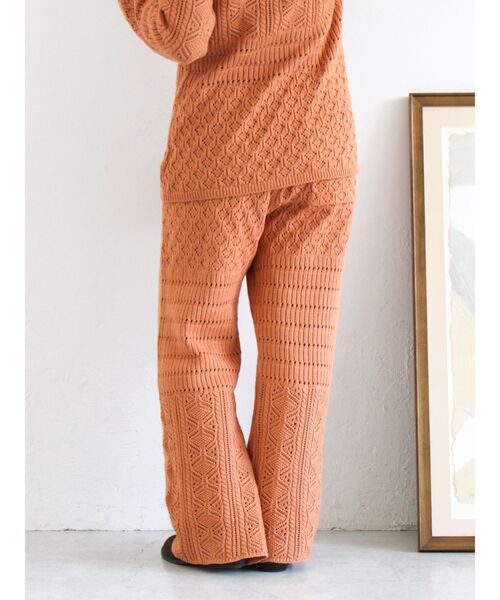 Ungrid（アングリッド）の「透かし編みニットパンツ（その他パンツ・レディース・チャコールグレー/アイボリー/オレンジ・FREE）」の20枚目の写真