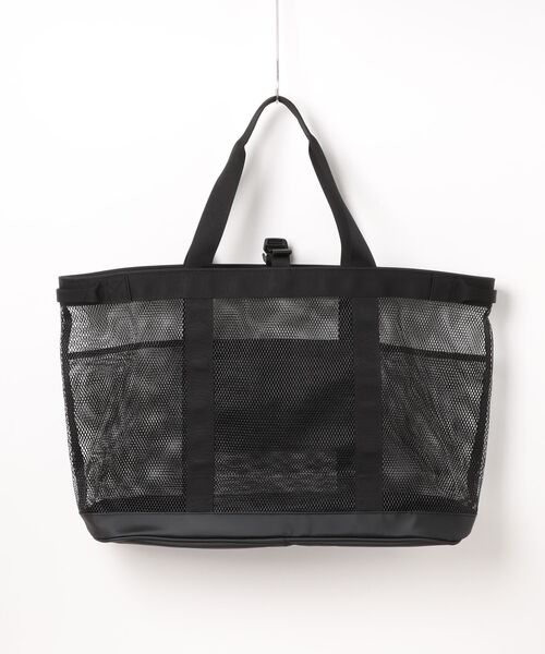THE NORTH FACE(ザノースフェイス)の「【THE NORTH FACE/ザ ノースフェイス】GLUTTON MESHTOTE M(トートバッグ・メンズ・ブラック・FREE)」の4枚目の写真