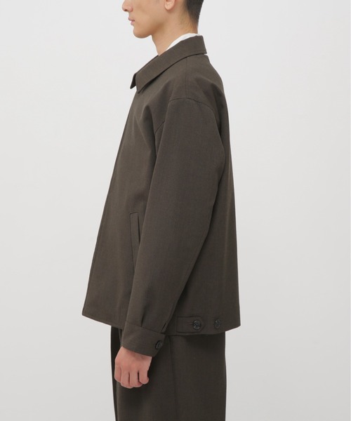 MARGARET HOWELL(マーガレットハウエル)の「COMPACT WOOL SERGE(ブルゾン・メンズ・カーキ・SMALL/MEDIUM/LARGE)」の3枚目の写真