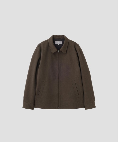 MARGARET HOWELL(マーガレットハウエル)の「COMPACT WOOL SERGE(ブルゾン・メンズ・カーキ・SMALL/MEDIUM/LARGE)」の4枚目の写真