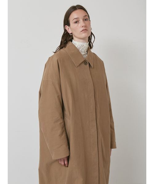 セール】ロングステンカラーコート（ステンカラーコート）｜styling