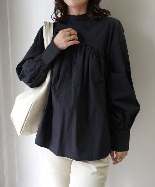 カーブギャザーブラウス（シャツ/ブラウス）｜CORNERS（コーナーズ）の
