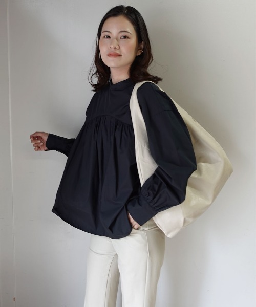 キムツネ様 カーブギャザーブラウス（シャツ/ブラウス）｜CORNERS（コーナーズ）の