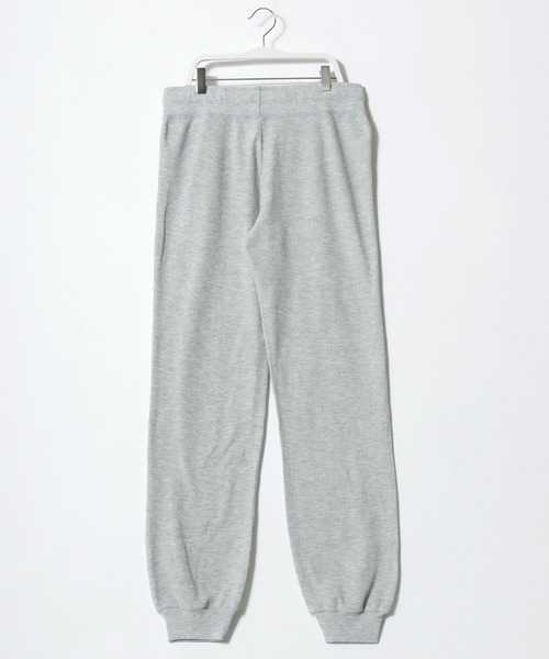HANES(ヘインズ)の「Hanes(ヘインズ)ワッフルロングパンツ/サーマルジョガーパンツ イージーパンツ レディース(スウェットパンツ・レディース・グレー/ワイン/ネイビー・FREE)」の6枚目の写真