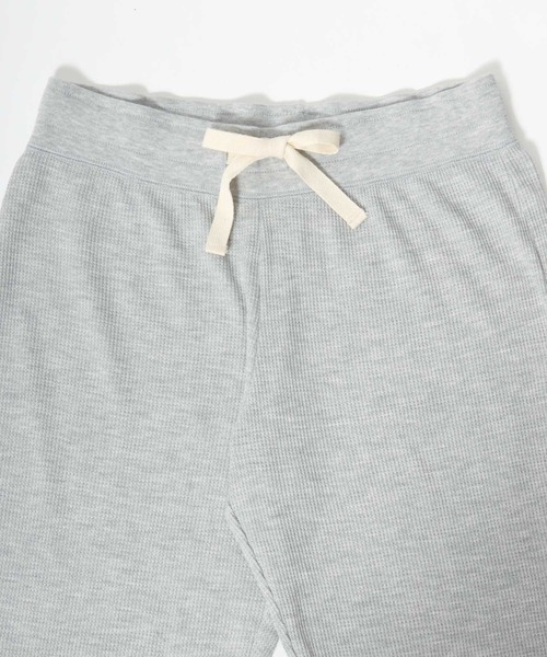 HANES(ヘインズ)の「Hanes(ヘインズ)ワッフルロングパンツ/サーマルジョガーパンツ イージーパンツ レディース(スウェットパンツ・レディース・グレー/ワイン/ネイビー・FREE)」の13枚目の写真