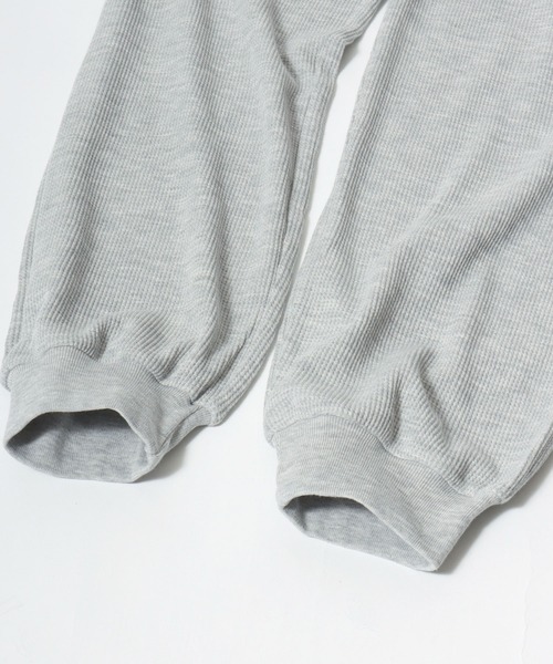 HANES(ヘインズ)の「Hanes(ヘインズ)ワッフルロングパンツ/サーマルジョガーパンツ イージーパンツ レディース(スウェットパンツ・レディース・グレー/ワイン/ネイビー・FREE)」の17枚目の写真