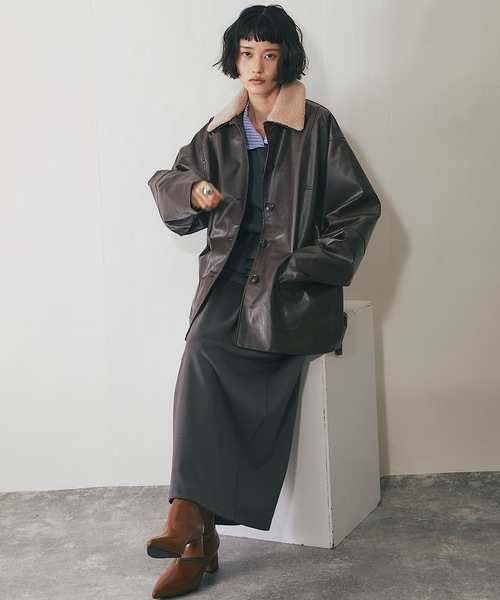 けな様おまとめ専用　Forever21 合皮ライダースボアジレ　S けな様おまとめ専用 Forever21 合皮ライダースボアジレ S