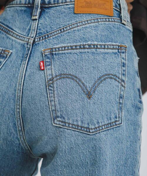 Levi's(リーバイス)の「Levi’s Exclusive RIBCAGE STRAIGHT ANKLE(デニムパンツ・レディース・ワンウォッシュ・26/28/27)」の2枚目の写真