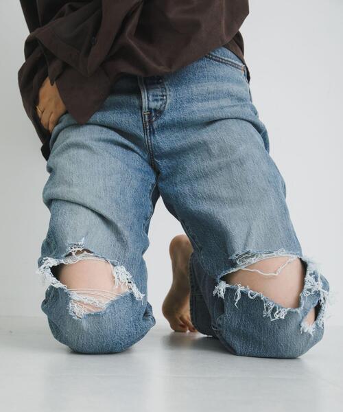 Levi's(リーバイス)の「Levi’s Exclusive RIBCAGE STRAIGHT ANKLE(デニムパンツ・レディース・ワンウォッシュ・26/28/27)」の3枚目の写真