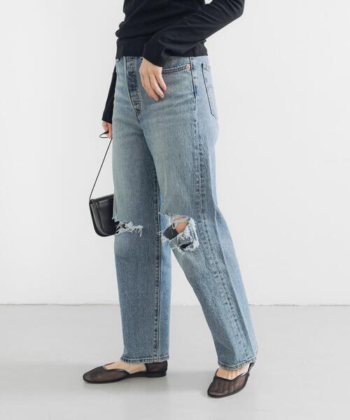 Levi's(リーバイス)の「Levi’s Exclusive RIBCAGE STRAIGHT ANKLE(デニムパンツ・レディース・ワンウォッシュ・26/28/27)」の7枚目の写真
