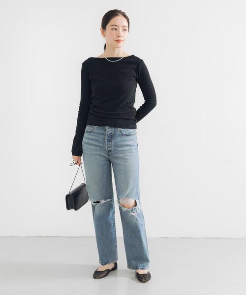 Levi's(リーバイス)の「Levi’s Exclusive RIBCAGE STRAIGHT ANKLE(デニムパンツ・レディース・ワンウォッシュ・26/28/27)」の10枚目の写真