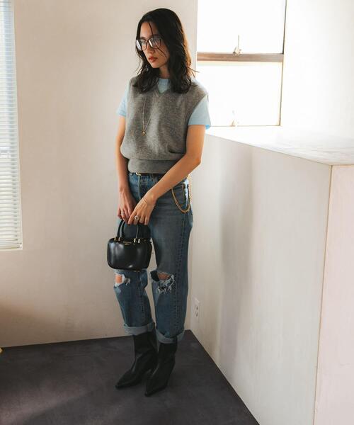Levi's(リーバイス)の「Levi’s Exclusive RIBCAGE STRAIGHT ANKLE(デニムパンツ・レディース・ワンウォッシュ・26/28/27)」の11枚目の写真