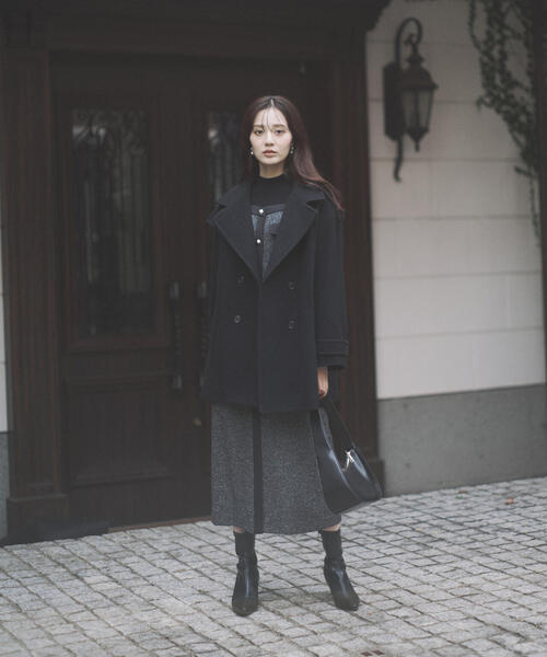 PROPORTION BODY DRESSING（プロポーションボディドレッシング）の「ツイードロングジャンスカ / 1215240005（ワンピース・レディース・ベージュ/ブラック・SMALL/P/S/MEDIUM）」の7枚目の写真