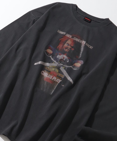 CORPUS TOKYO(コーパス トーキョー)の「ヴィンテージピグメント加工アソートデザイン ロングスリーブTシャツ(ユニバーサル・ワーナー)(Tシャツ/カットソー・メンズ・ブラック系/ブラック系2/ブラック系1・M/L/XL)」の12枚目の写真